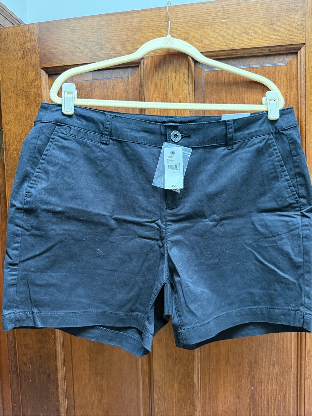 Lane Bryant Black Casual Chino Shorts